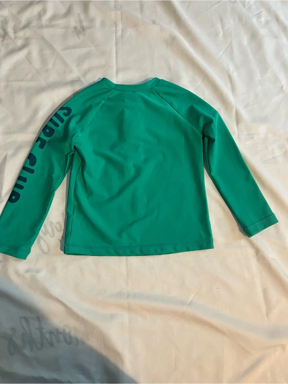 Carter's Green Rash Guard and Tropical Swim Trunk Set Size 2T